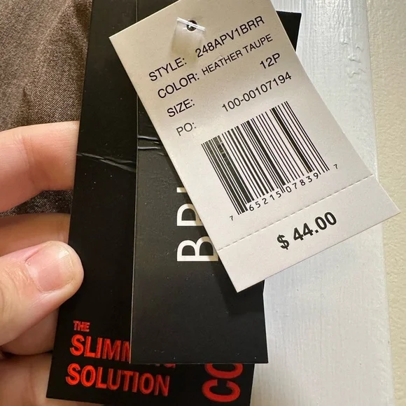 Briggs New York Brown Straight Leg Pants - Picture 4 of 4